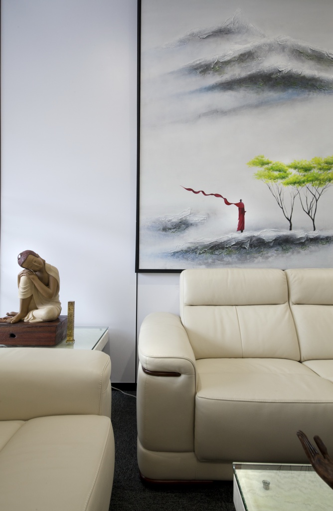 嬰童產(chǎn)品董事長(cháng)辦公室沙發(fā)區設計效果圖
