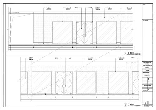 商場(chǎng)深化設計施工圖一層立面圖18