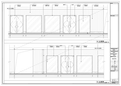 商場(chǎng)深化設計施工圖一層立面圖19