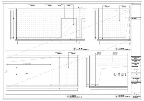 商場(chǎng)深化設計施工圖一層立面圖02-04
