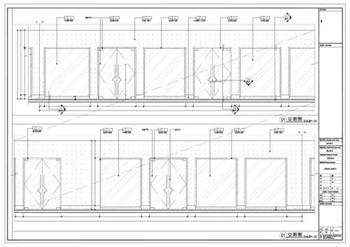 商場(chǎng)深化設計施工圖一層立面圖01
