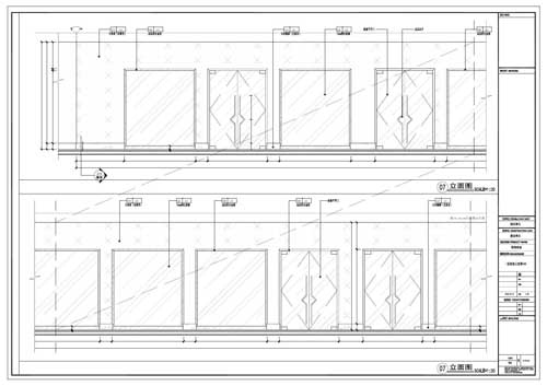 商場(chǎng)深化設計施工圖一層立面圖07