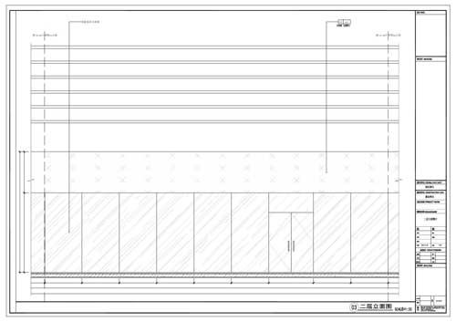 商場(chǎng)深化設計施工圖二層立面圖03