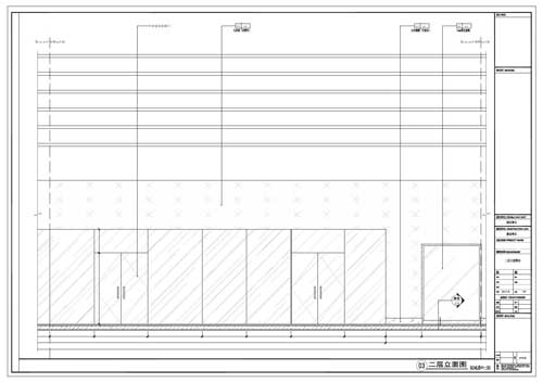 商場(chǎng)深化設計施工圖二層立面圖03