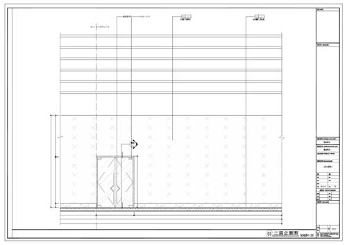 商場(chǎng)深化設計施工圖二層立面圖03