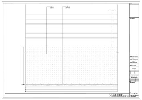 商場(chǎng)深化設計施工圖二層立面圖05