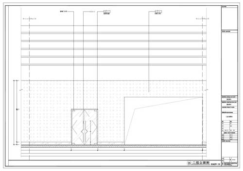 商場(chǎng)深化設計施工圖二層立面圖05