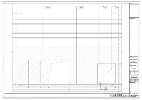 商場(chǎng)深化設計施工圖二層立面圖05