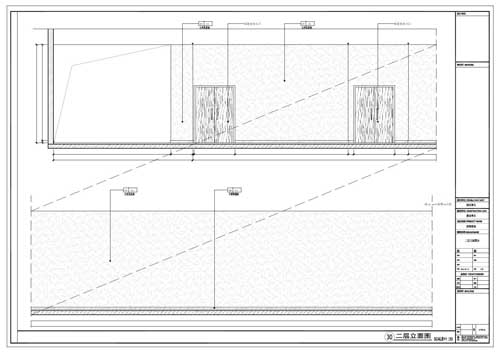 商場(chǎng)深化設計施工圖二層立面圖30