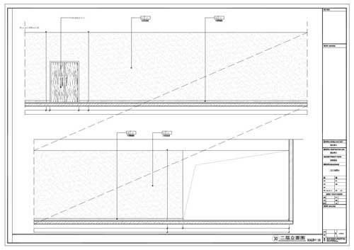 商場(chǎng)深化設計施工圖二層立面圖30