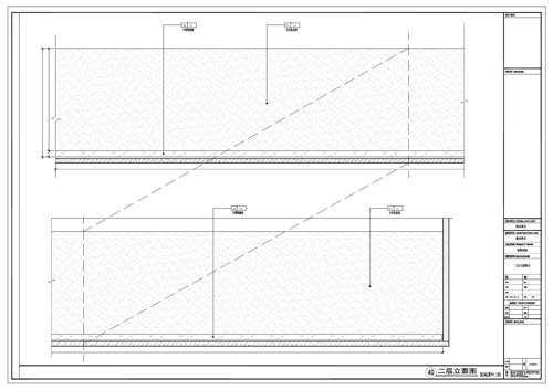 商場(chǎng)深化設計施工圖二層立面圖40
