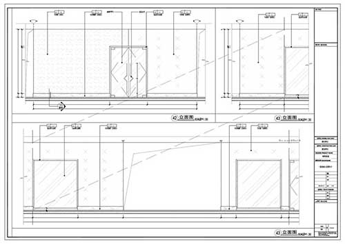 商場(chǎng)深化設計施工圖一層立面圖42-43