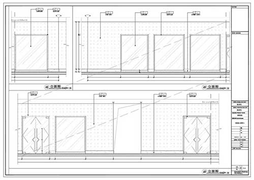 商場(chǎng)深化設計施工圖一層立面圖49