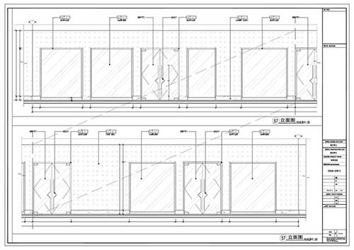 商場(chǎng)深化設計施工圖一層立面圖57