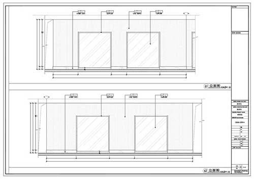 商場(chǎng)深化設計施工圖一層立面圖61-62