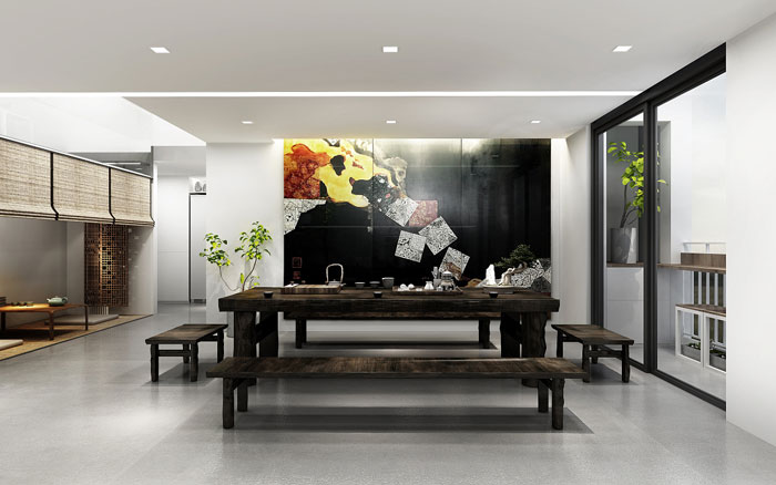 loft風(fēng)格辦公室茶室裝修設計效果圖